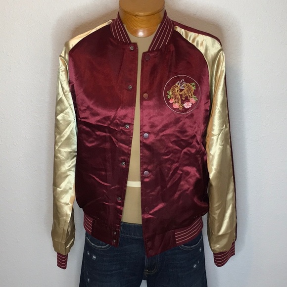 red bomber jacket forever 21